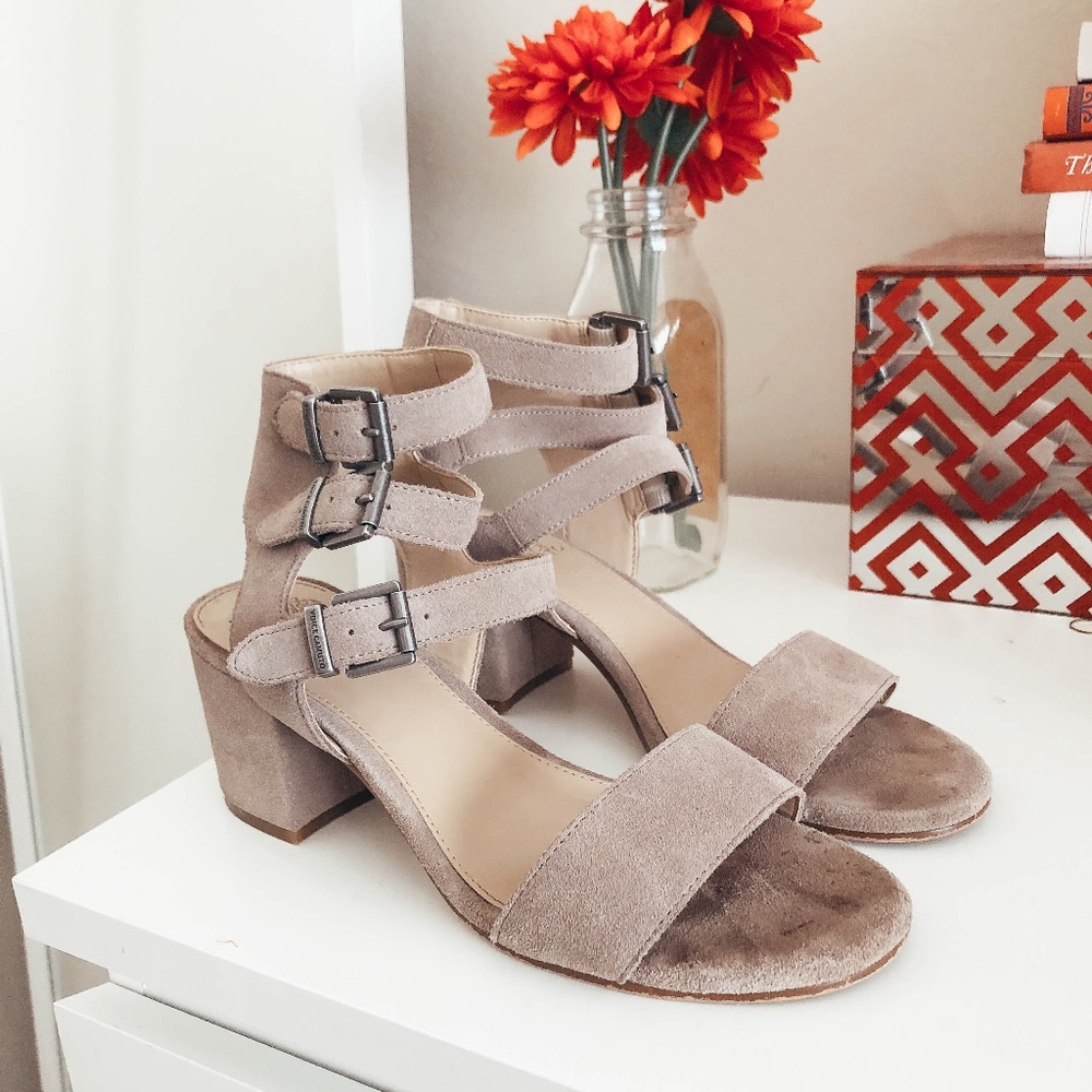 Vince Camuto ankle buckle heel